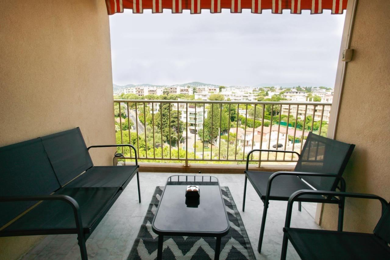 Appartement vue sur mer 34m2 Piscine Tennis Antibes Extérieur photo